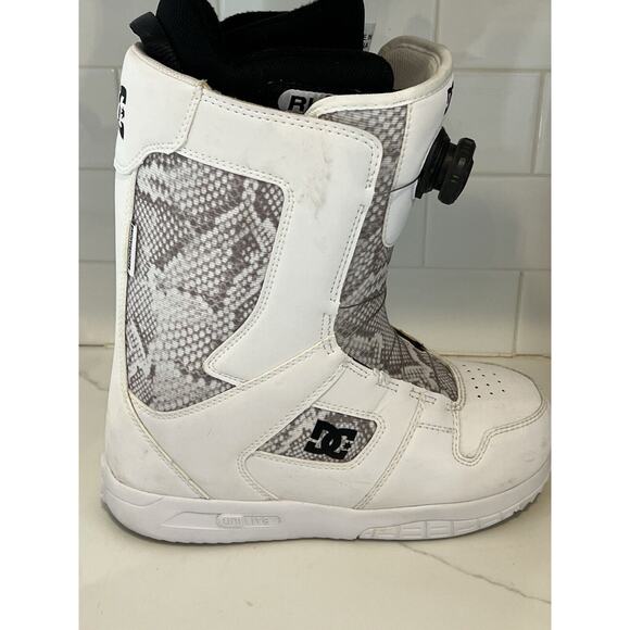 DC Ski Snowboots RL Phase BOA 2023 White Snake Women’s Size 7.5 Classic UNILite - Picture 11 of 13